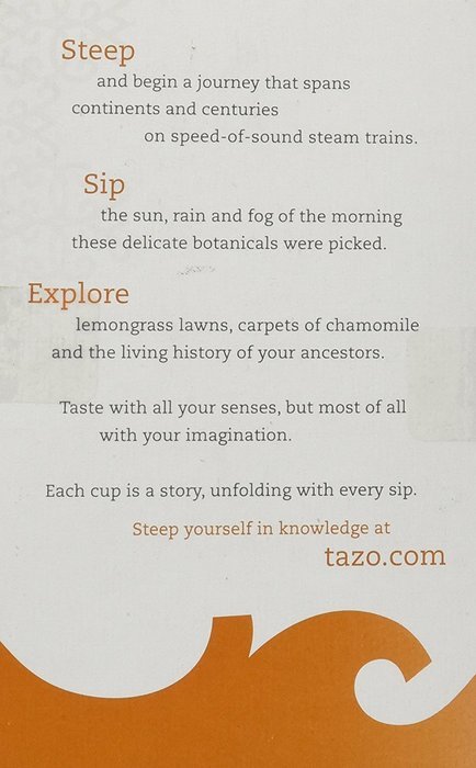Tazo Sweet Cinnamon Spice Herbal Tea 20 Bags N2