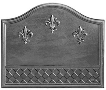 17.5" x 14.25" Fleur-De-Lys Fireback