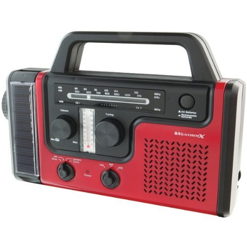 WEATHERX WR383R AM/FM/Weather Radio with Flashlight