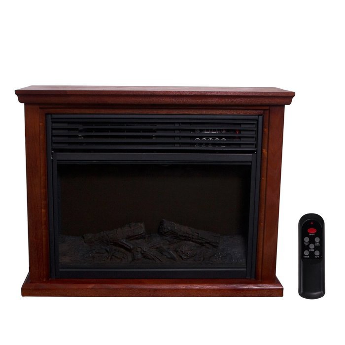 Silverylake 1500W Electric Firebox Fireplace Embedded Insert Heater Remote Control N2