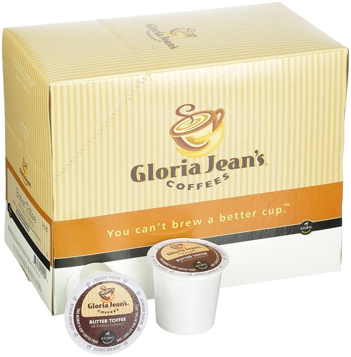 Gloria Jean's Butter Toffee, Keurig K-Cups, 72 Count N12