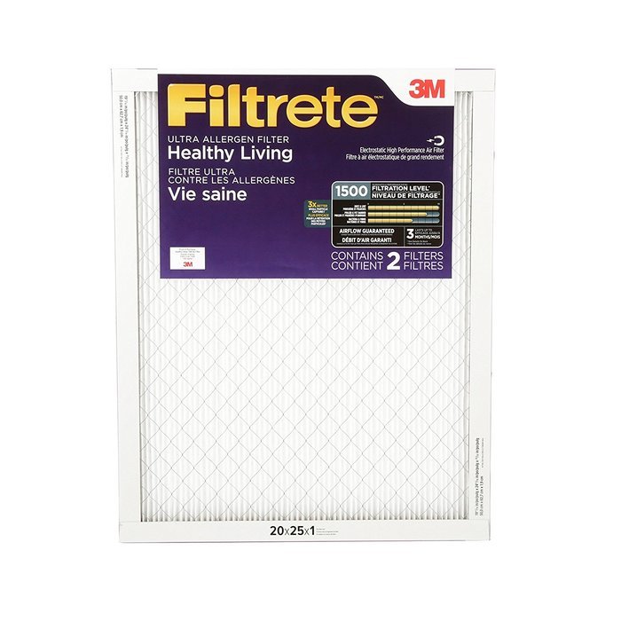 Filtrete Healthy Living Ultra Allergen Reduction Filter, MPR 1500, 14 x 30 x 1-Inches, 6-Pack N20