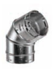264505 5" x 45/60 Degree Adjustable Elbow B-Vent