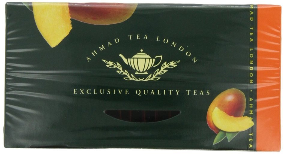 Ahmad Tea Mango Magic Black Tea, 20-Count Boxes (Pack of 6) N5