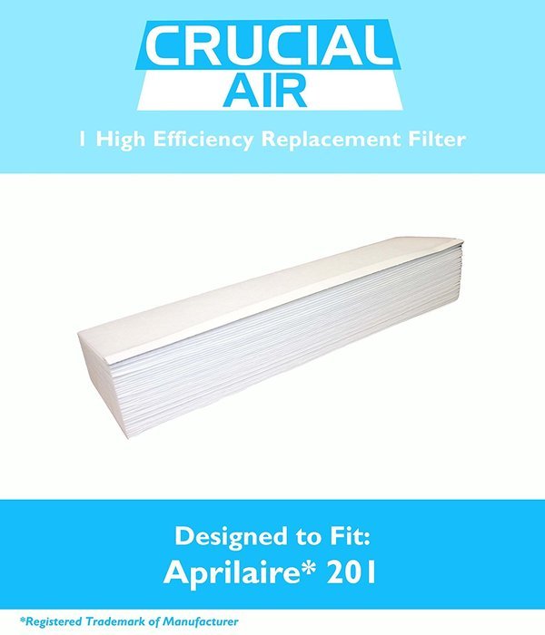 Aprilaire 201 Replacement Air Filter Fits Space-Gard / SpaceGard 2250 & 2200, Designed & Engineered by Crucial...