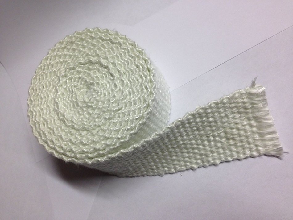 Flat Gasket Braided Fiberglass Rope 1/8" Thick x 2" Wide x 25' Roll. Wood Stove Door, Arch Pan, Oil Furnace N2