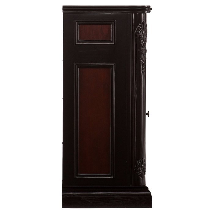 Southern Enterprises Ebony Electric Fireplace Media Console N3