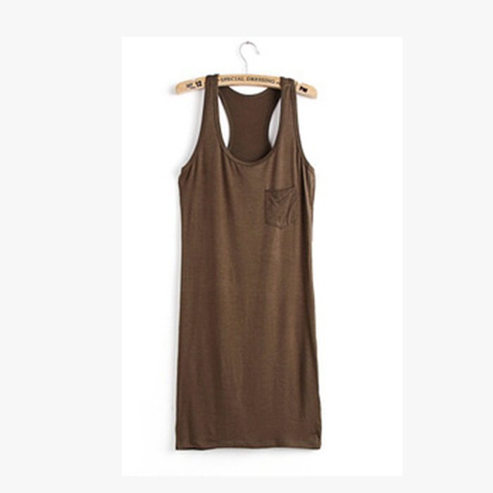 Spritech(TM) Fashion Women's Elastic Sundress Tank Tops for Clubwear Party Everyday Wear Army Green N9