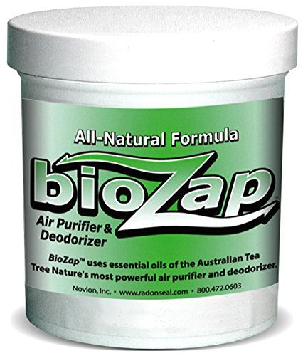 BioZap Air Purifier & Deodorizer (16-oz) | All-Natural Formula Cleanses Musty, Organic Odors | Tea Tree Oil