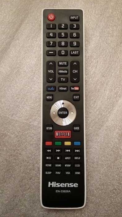TopOne Hisense En 33926A Remote Control 40K366WN 32K20DW 55K610GWN 50K610GWN Brand New