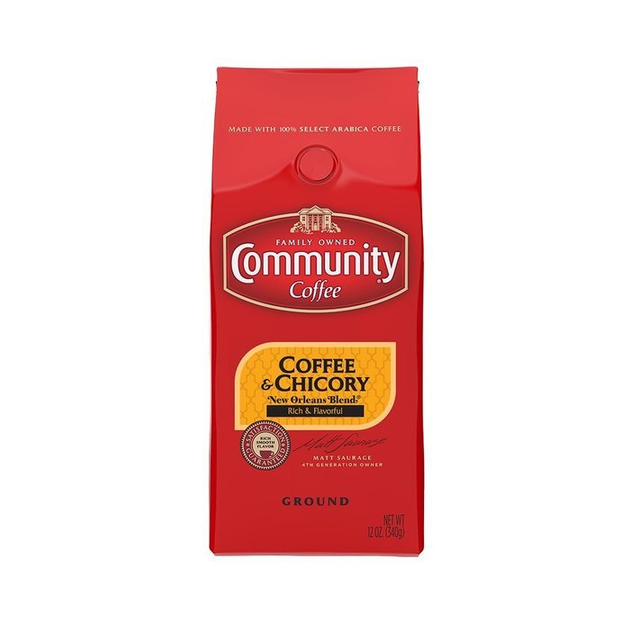 Community Coffee Ground Coffee and Chicory, 12 Ounce (Pack of 6) N2