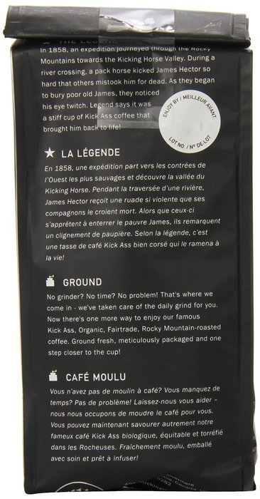 Kicking Horse Coffee, Ground, Kick Ass, 10 Ounce