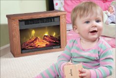 Heat Surge Mini Glo Efficiency Plus in Classic Black