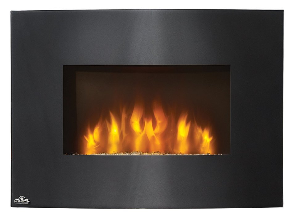 Napoleon EFC32H Curved Wall Mount Electric Fireplace, 32-Inch