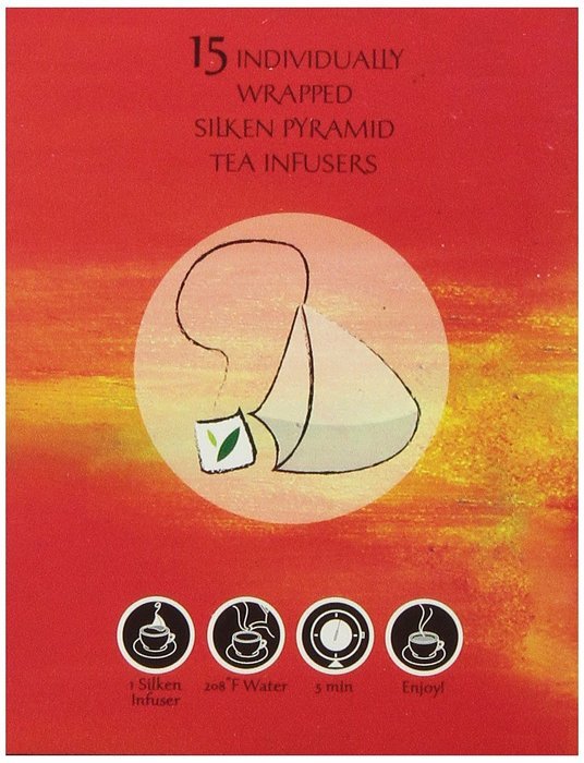 Shangri La Tea Company Organic Tea Sachet, Chamomile Mint, 15 Count N33