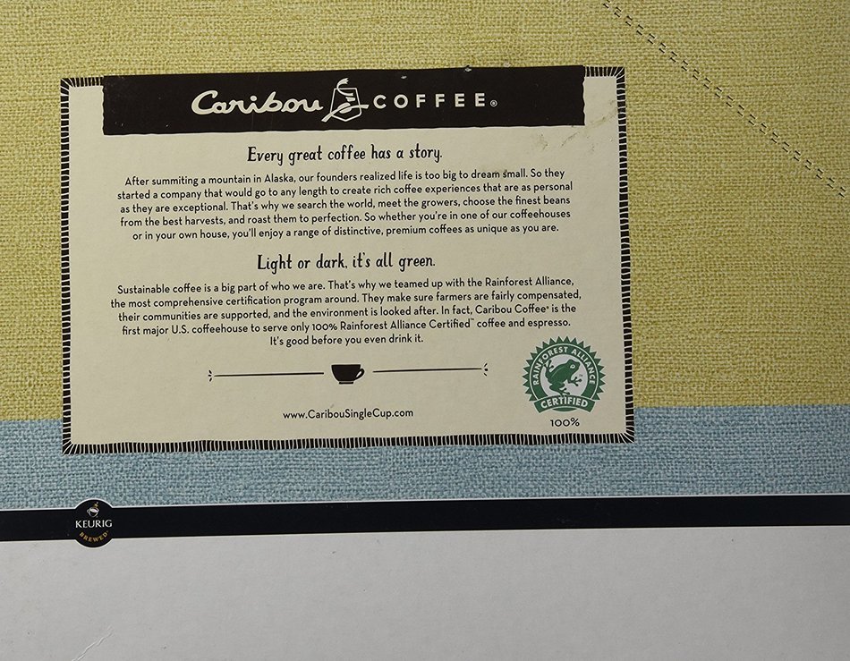 Caribou Coffee Caribou Blend, Keurig K-Cups, 72 Count N26