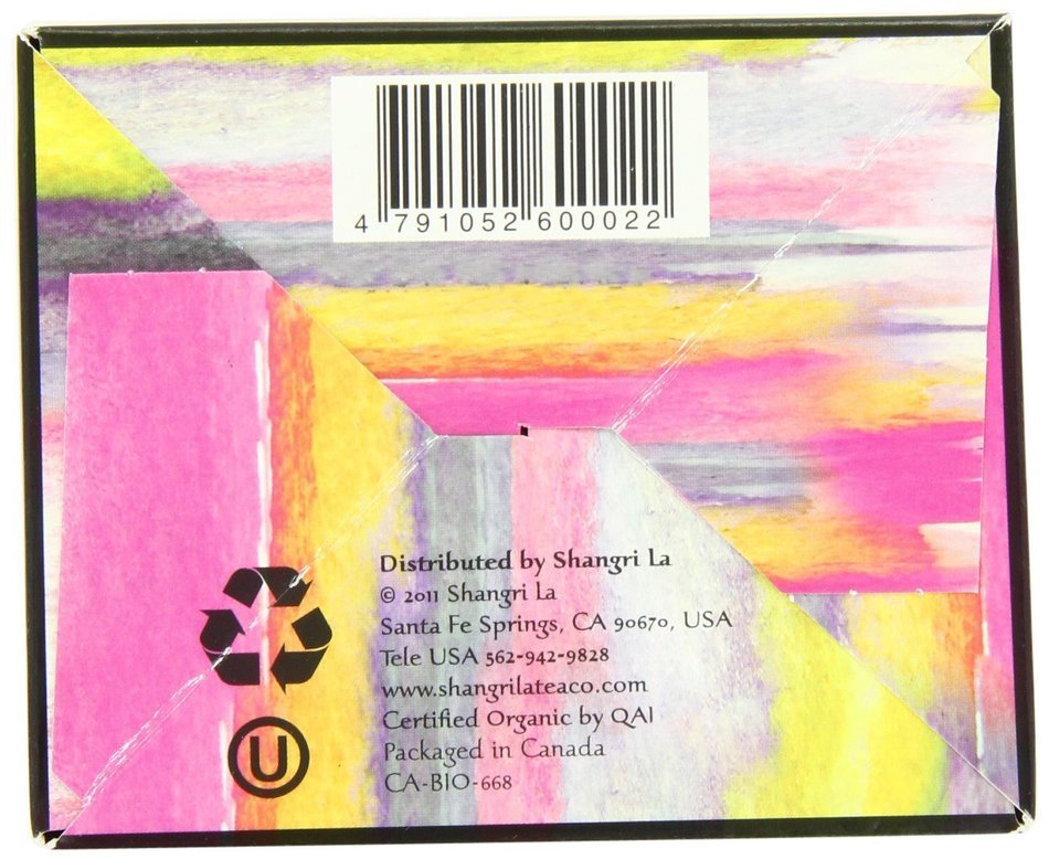 Shangri La Tea Company Organic Tea Sachet, Chamomile Mint, 15 Count N37