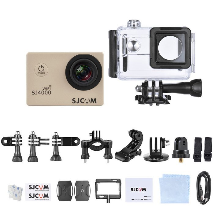 SJCAM SJ4000 WiFi 2.0" LCD Screen 1080P 30fps Full HD 12MP Waterproof 30M NTK96655 Action Sports Camera DV 170... N7