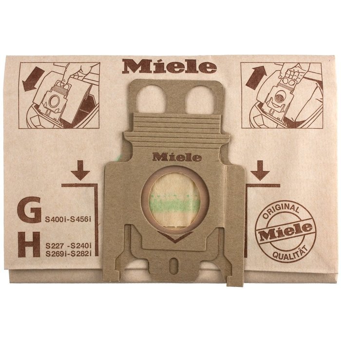 Genuine Miele Type H Vacuum Bags Miele Part # 02046318