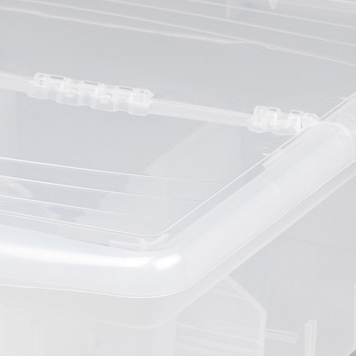 IRIS Clear Modular Media Box - Large (Set of 4) N2