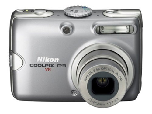 Nikon Coolpix P3 8.1MP Digital Camera with 3.5x Vibration Reduction Optical Zoom (Wi-Fi Capable) N2