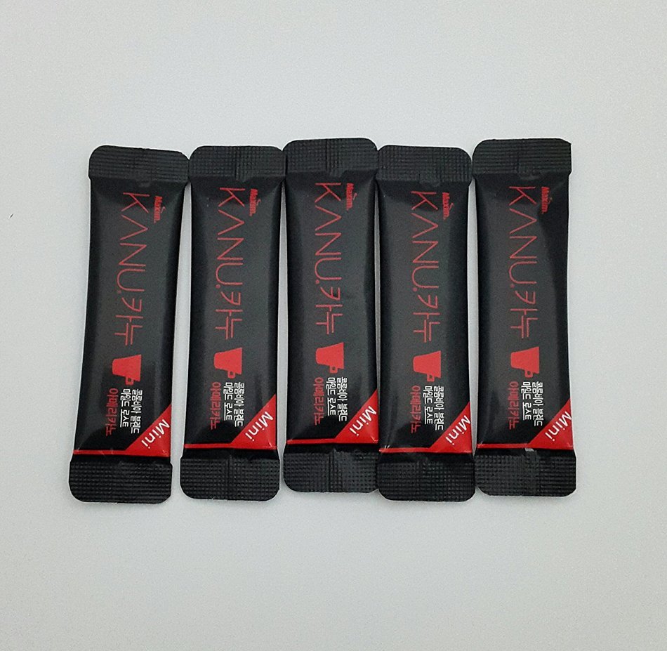 MAXIM KANU Mini Dark Roasted Instant Americano Coffee 0.9g(0.03oz) &times; 100 Sticks with Free Gift(Dark Roasted) N15