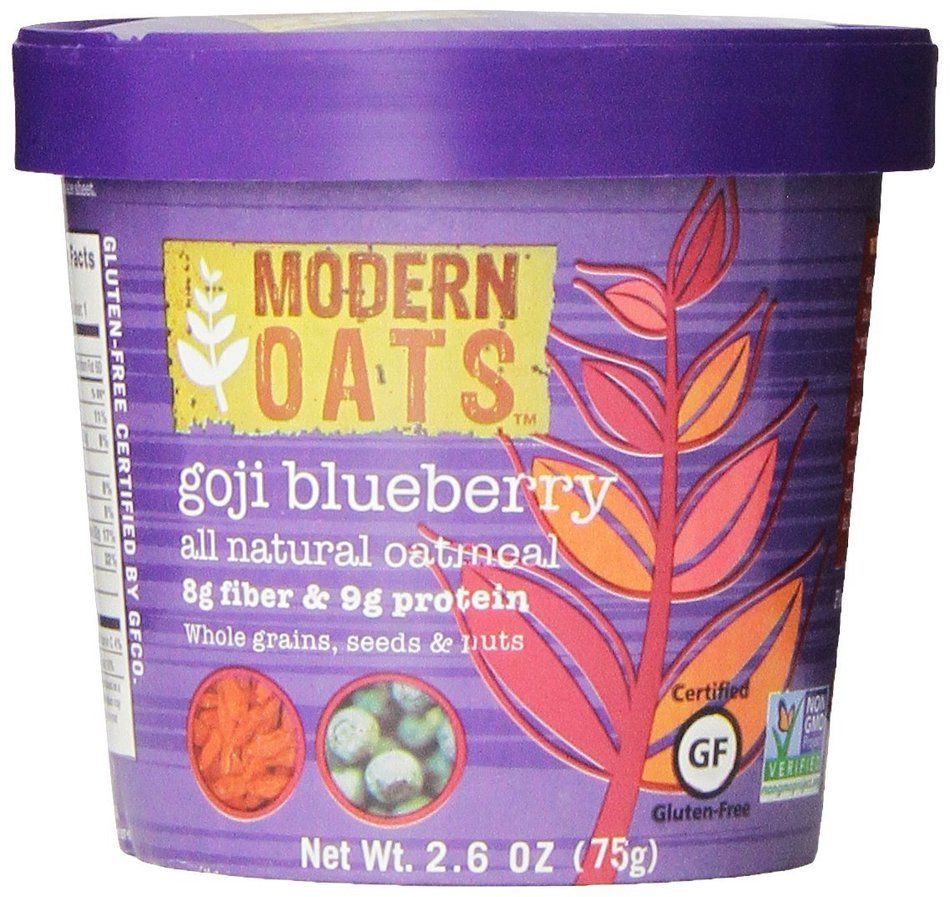 Modern Oats Apple Walnut Oatmeal, 2.6 Ounce (Pack of 12) N20