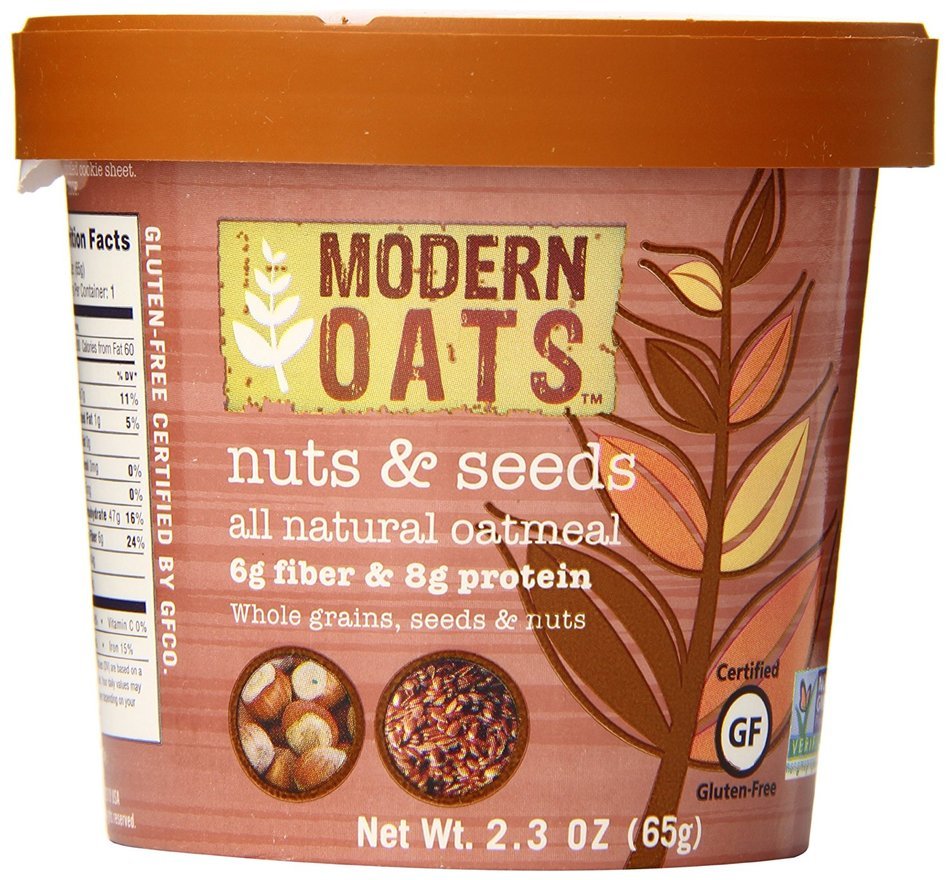 Modern Oats Apple Walnut Oatmeal, 2.6 Ounce (Pack of 12) N26