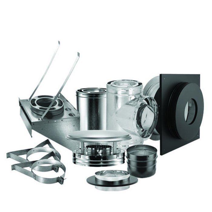 Duravent 6" DuraPlus Through the Wall Kit