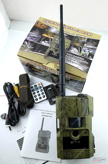 ScoutGuard/BolyGuard MG882K-8M Black IR Wireless MMS/GPRS Long Range Solar Panel Scouting Hunting Game Camera