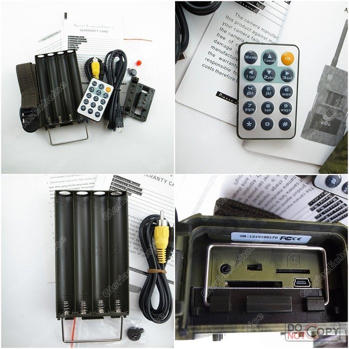 ScoutGuard/BolyGuard MG882K-8M Black IR Wireless MMS/GPRS Long Range Solar Panel Scouting Hunting Game Camera N2