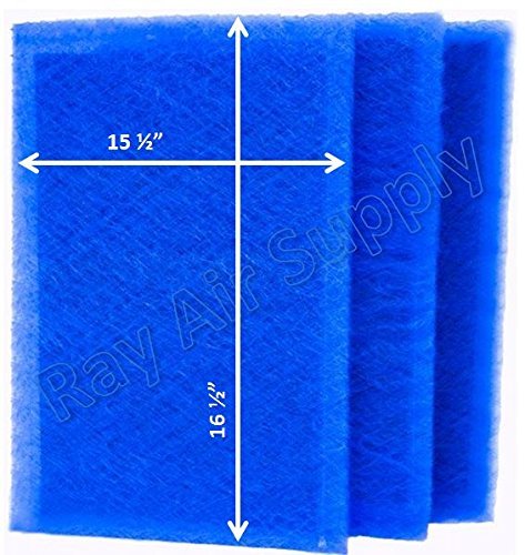 Dynamic Air Cleaner Replacement Filter Pads 18 x 18 Refills (3 Pack) N2