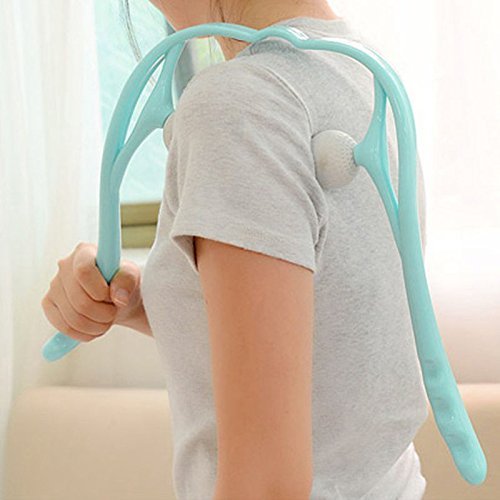 Pain Massager for Neck Back Shoulder Body Handy Health Roller Ball Self Massager N4