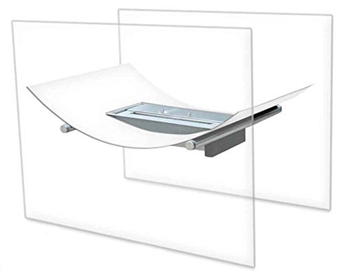 25.6 in. Sienna Free Standing Bio Ethanol Fireplace