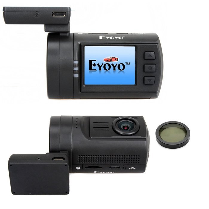 Hopezone Mini 0806 A7la50 Chip Full Hd 1296p Discrete Dash Car Camera Cam DVR /Gps+camera Filter (4gb) N2