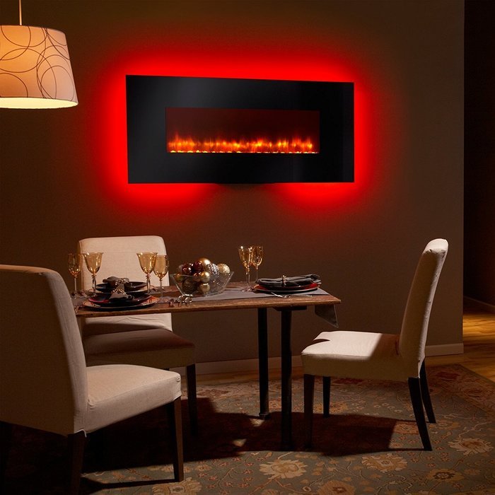 Simplifire 58'' Modern Linear Wall Mount Electric Fireplace N6