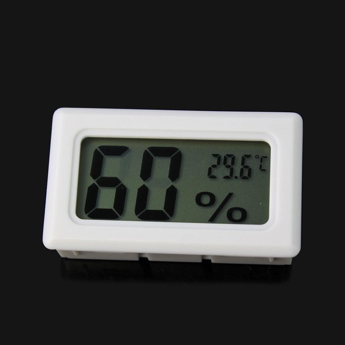 RHX White Digital Temperature Humidity Meter Gauge Thermometer Hygrometer LCD Pocket N2