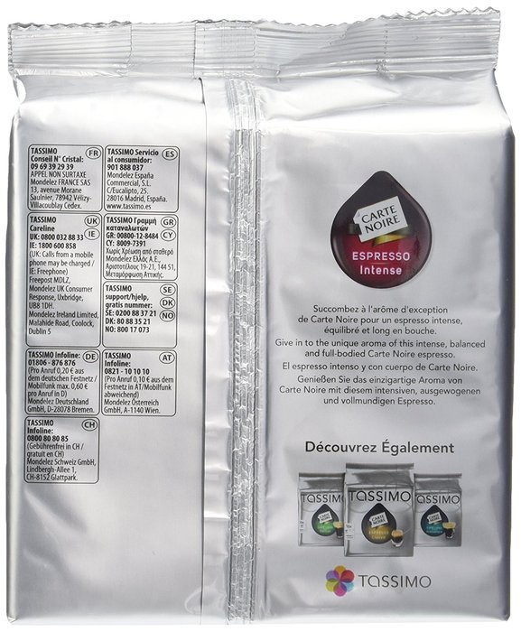 Tassimo T-Discs MASTRO LORENZO Espresso Intenso(16 T-Discs) N4
