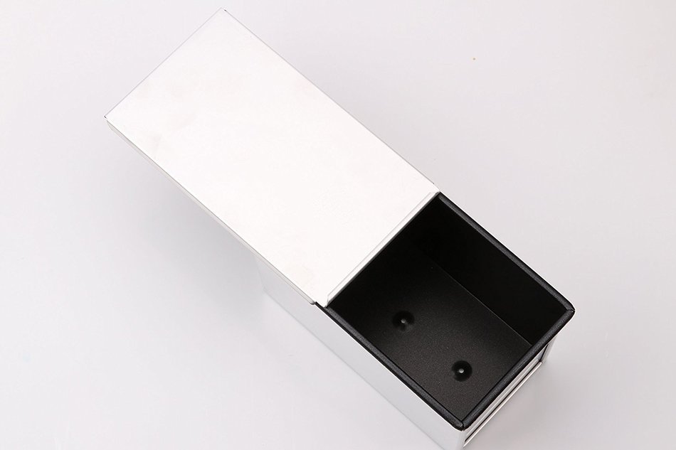SANNENG 450g Loaf Pan Non-Stick Baking Pan with Lid (2pcs/set) N2