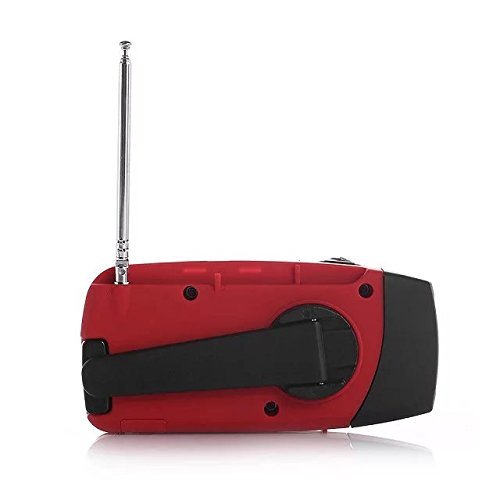 Paddsun US Ship Emergency Solar Hand Crank Dynamo AM/FM/WB Weather Radio LED Flashlight Charger N2