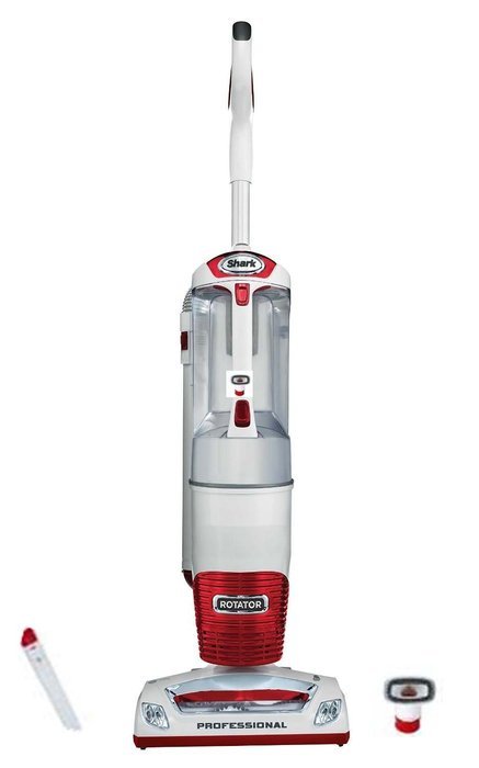 Shark Red Rotator Vacuum + Blue Rocket Upright Vacuum (Certified Refurbished) N7