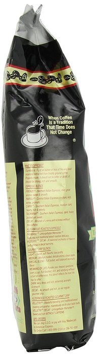 Caffe D'arte Gourmet Meaning of Life Whole Bean Coffee, 16-Ounce Foil Bags (Pack of 2) N29