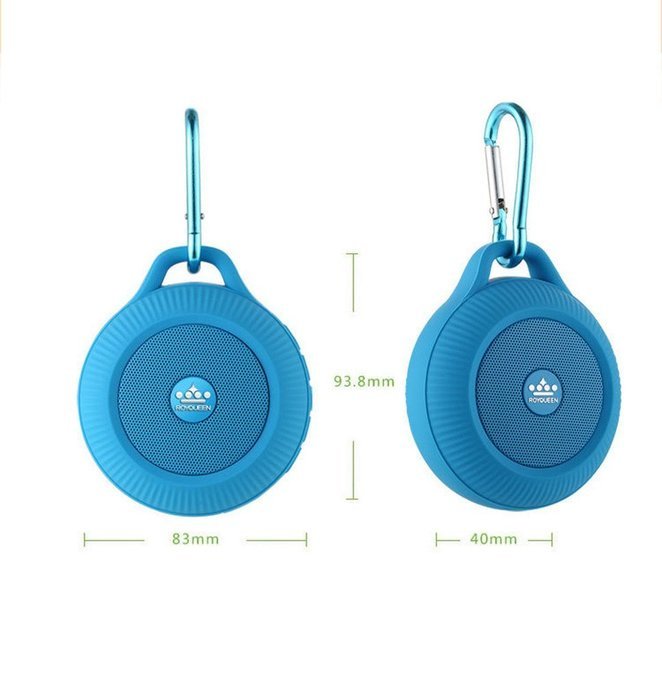 Wireless Portable Shower/Outdoor Speaker,TECHKOO Royqueen 3.5W Travel Speaker Waterproof Dustproof Shockproof...