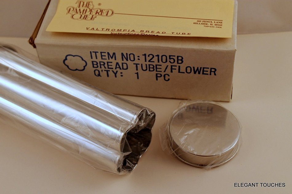The Pampered Chef Valtrompia Bread Tube -- Flower