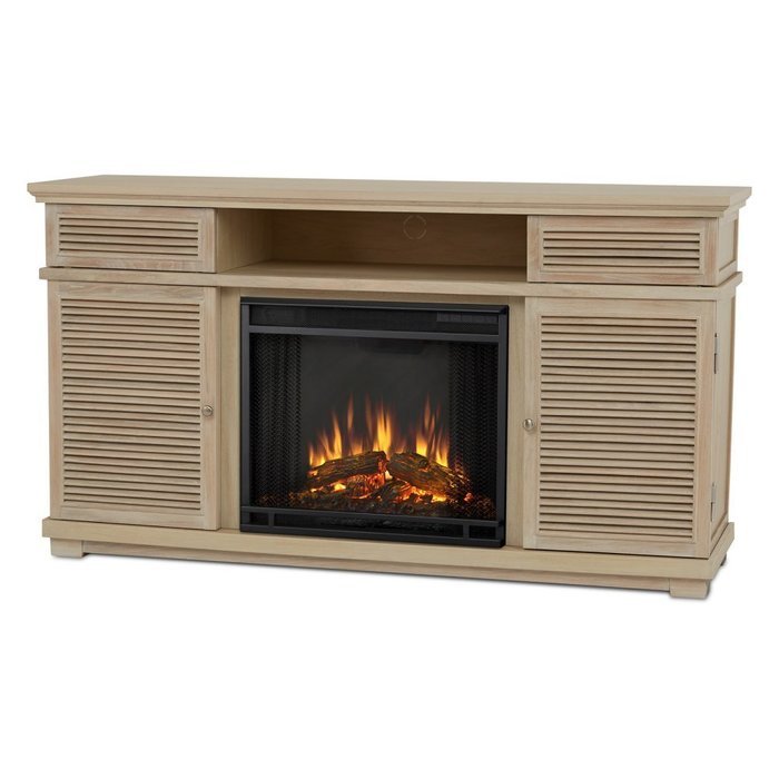 Real Flame 9110E-GRY 9110E Cavallo Electric Fireplace in Gray 9110E Cavallo Electric Fireplace N3