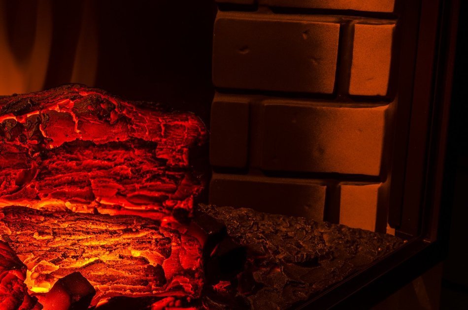 AKDY&reg; 33" Freestanding Electric Heater Fireplace Log Set w/ Remote Control AZ-EF05-33 N8