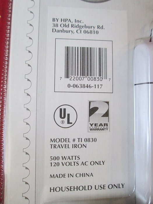 Travel Iron Steam & Dry N3