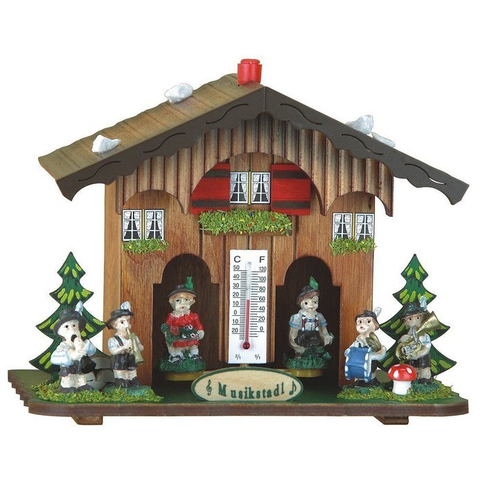 German Black Forest weather house Musikstadl TU 841