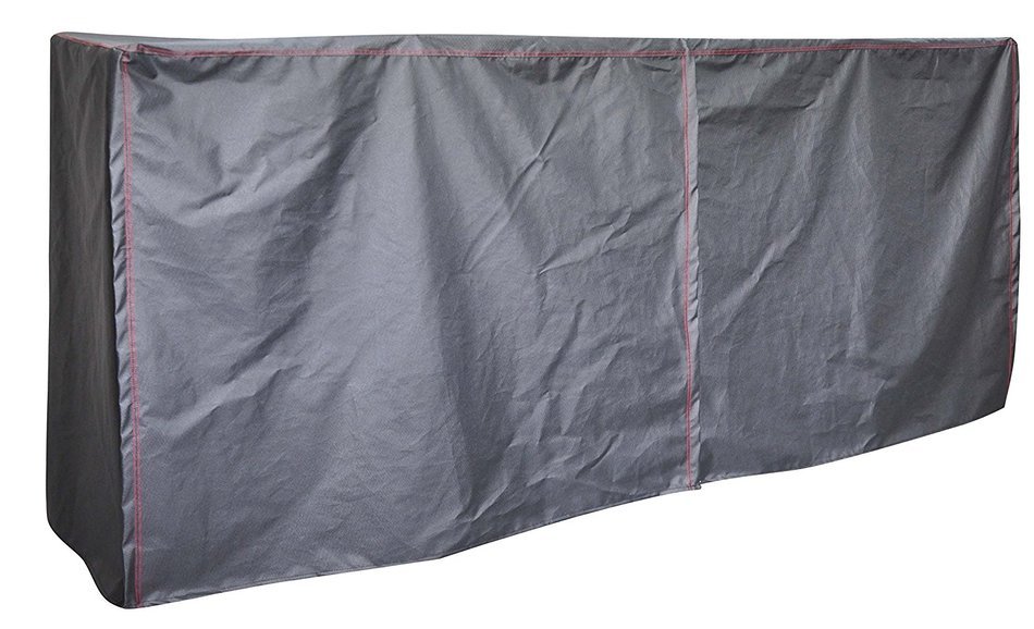 BroilPro Accessories Heavy Duty Vinyl Log cover 4' (8', black)