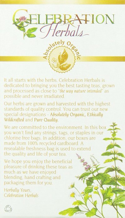 Celebration Herbals Organic Dong Quai Tea Caffeine Free -- 24 Herbal Tea Bags